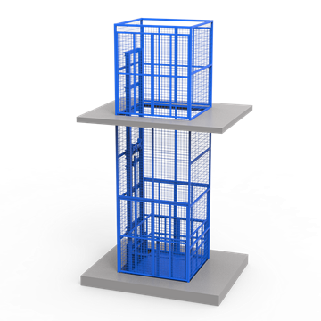 Hydraulic Cargo Lift between floors